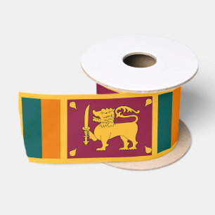 Sri Lanka-Flagge Satinband