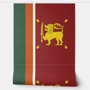 Sri Lanka-Flagge Tapete