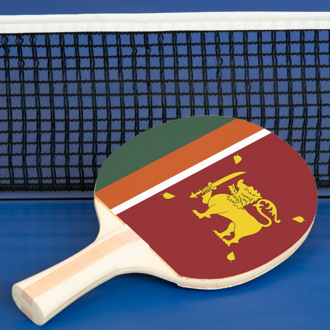 Sri Lanka-Flagge Tischtennis Schläger (InSitu)
