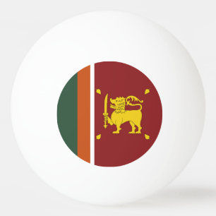 Sri Lanka-Flagge Tischtennisball