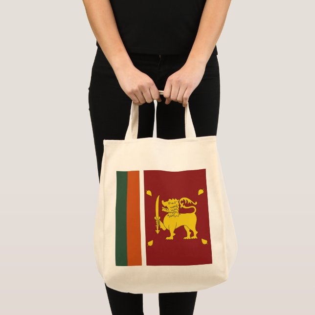 Sri Lanka-Flagge Tragetasche (Vorderseite (Produkt))