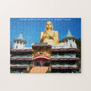 Sri Lanka Goldener Tempel. Puzzle