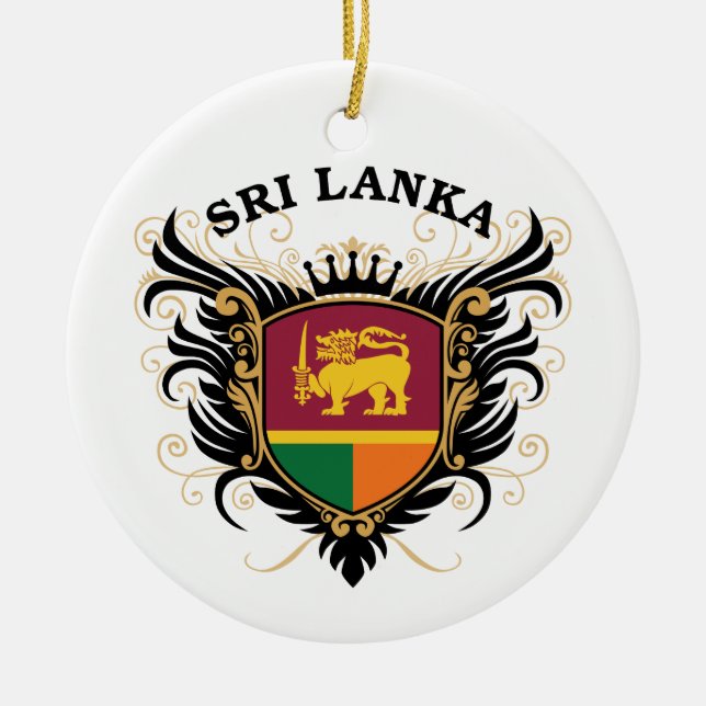 Sri Lanka Keramikornament (Vorne)