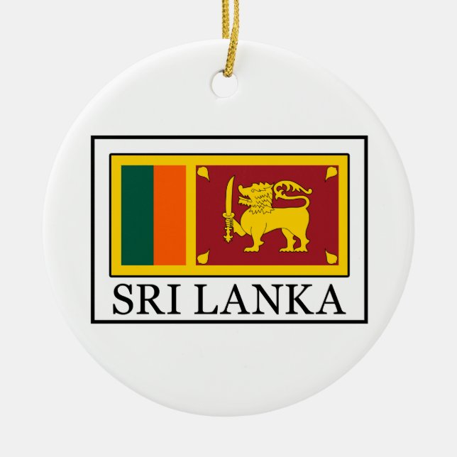 Sri Lanka Keramikornament (Vorne)