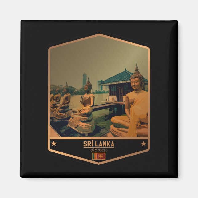 Sri Lanka Magnet (Vorne)