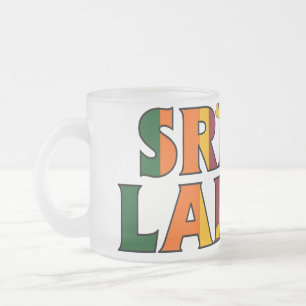 Sri Lanka mattierte Tasse