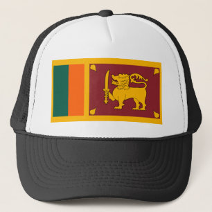 Sri Lanka nationale Weltflagge Truckerkappe