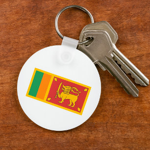 Sri Lanka Nationalflaggen-Löwensymbol Schlüsselanhänger