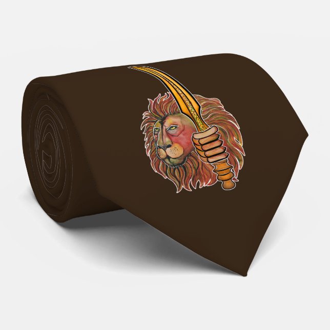 Sri Lanka Neck Tie Krawatte (Gerollt)