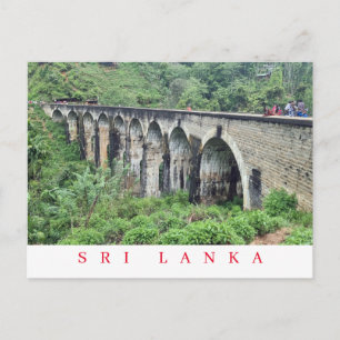 Sri Lanka Nine Arches Bridge Blick Postkarte
