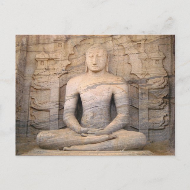 Sri Lanka - Polonnaruwa - Gal Vihara Postkarte (Vorderseite)