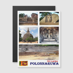 Sri Lanka - Polonnaruwa - Mosaik - Magnetkarte