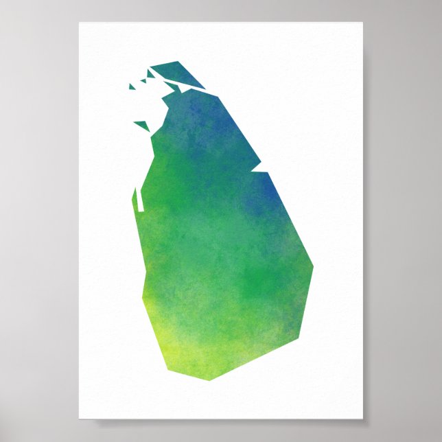 Sri Lanka Poster (Vorne)