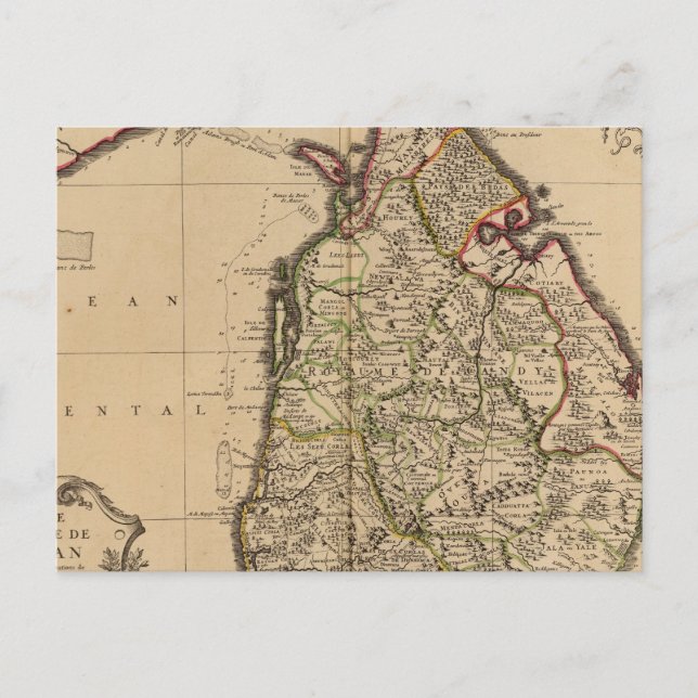 Sri Lanka Postkarte (Vorderseite)