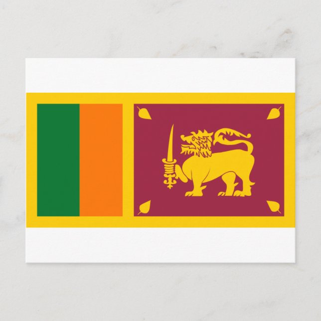 Sri lanka postkarte (Vorderseite)
