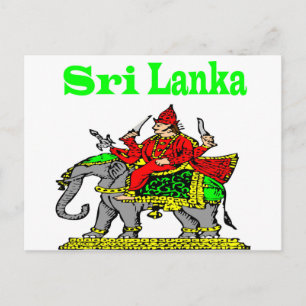 Sri Lanka Postkarte