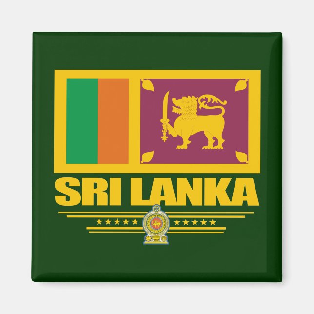 Sri Lanka Pride Magnet (Vorne)