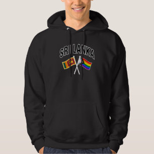 Sri Lanka & Regenbogen-Stolzflagge Stolzer Sri-Lan Hoodie