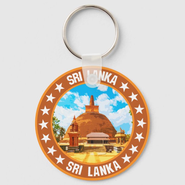 Sri Lanka Schlüsselanhänger (Vorderseite)