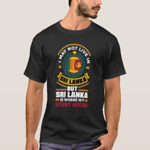 Sri Lanka Sri Lanka Flag Zitat T-Shirt