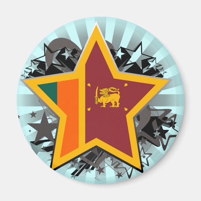 Sri Lanka Star Magnet (Vorne)