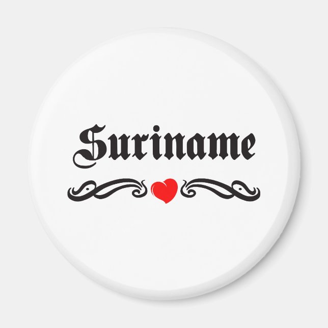 Sri Lanka Tattoo Style Magnet (Vorne)