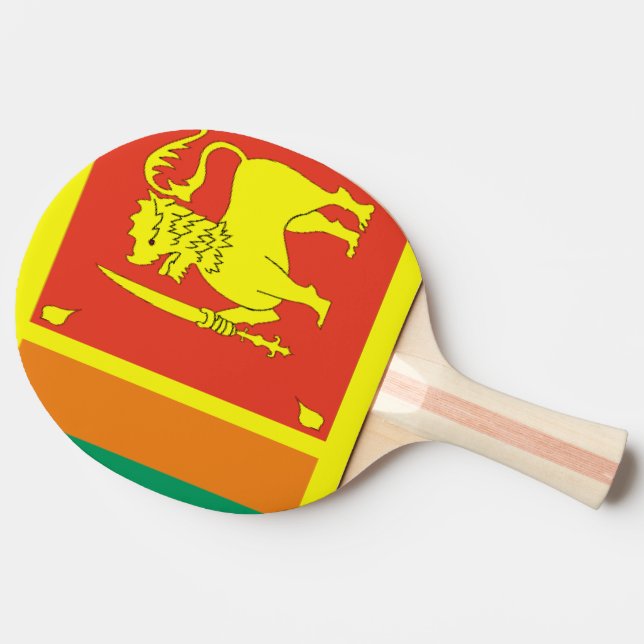 Sri lanka tischtennis schläger (Seitenansicht)