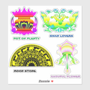 Sri Lanka - traditionelles Aufkleber