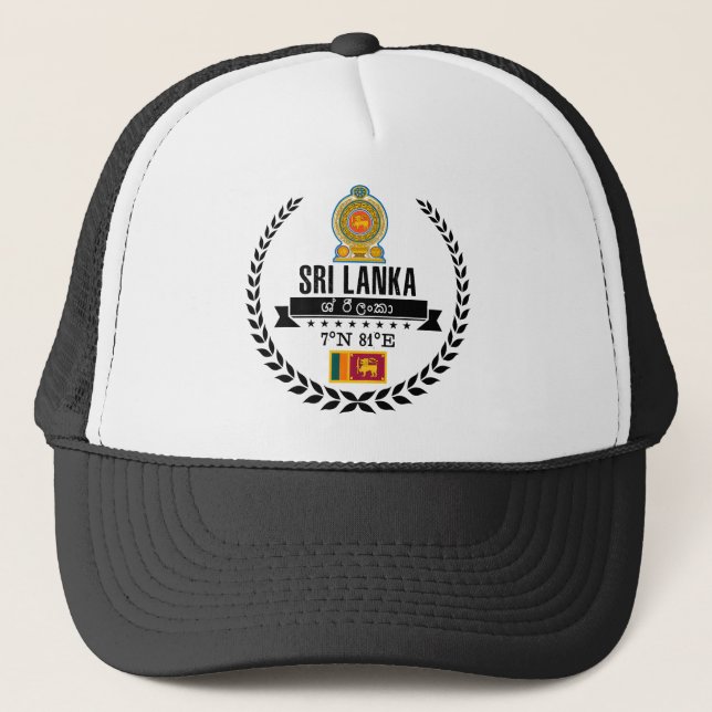 Sri Lanka Truckerkappe (Vorderseite)