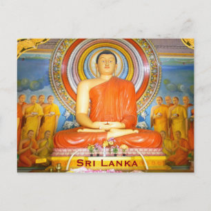 Sri Lanka Vintage Travel Tourismus Add Postkarte