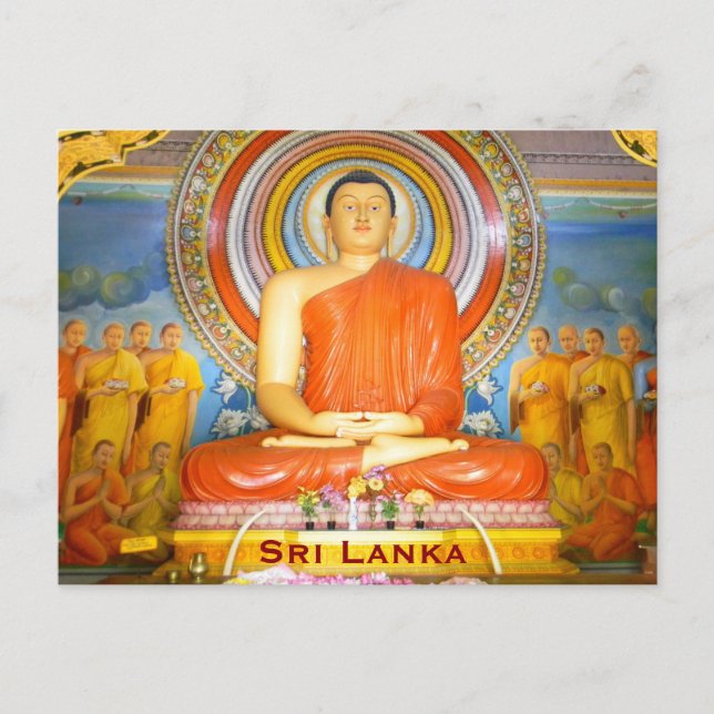 Sri Lanka Vintage Travel Tourismus Add Postkarte (Vorderseite)