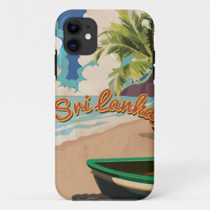 Sri Lanka Vintage Urlaub Reiseposter Case-Mate iPhone Hülle