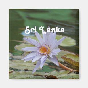 Sri Lanka Wasser-Lilie Magnet