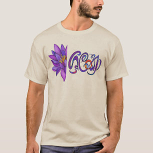 SRI LANKA Word mit Lotus T-Shirt