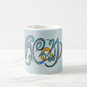 Sri Lanka Wording handbemalte Typografie Kaffeetasse