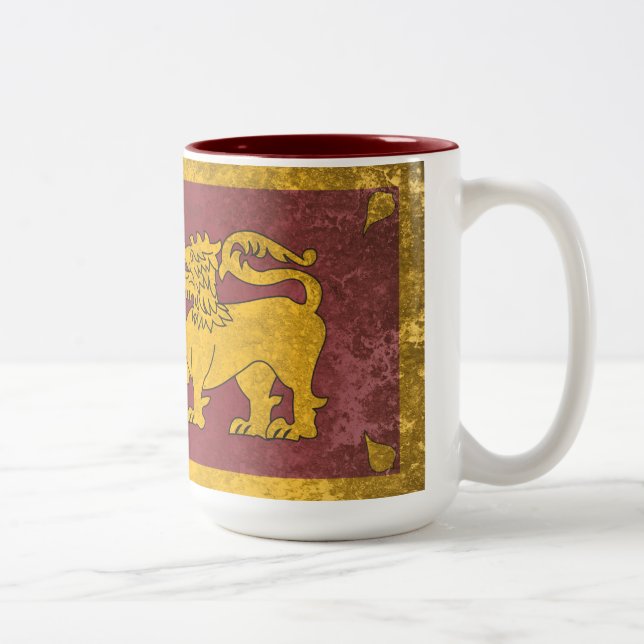 Sri Lanka Zweifarbige Tasse (Rechts)