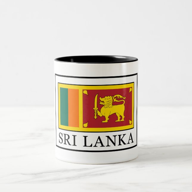 Sri Lanka Zweifarbige Tasse (Mittel)