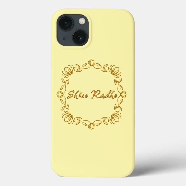 Sri Radhe - schöne Blume - Hare Krishna Case-Mate iPhone Hülle (Rückseite)