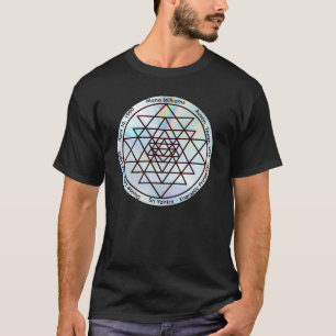 Sri Yantra – Anpassbares Schutzamulett T-Shirt