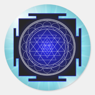sri yantra Aufkleber