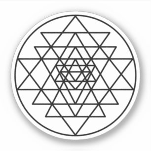 Sri Yantra Aufkleber