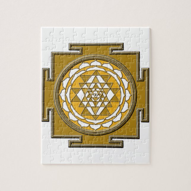 Sri Yantra Bronze Puzzle (Vertikal)