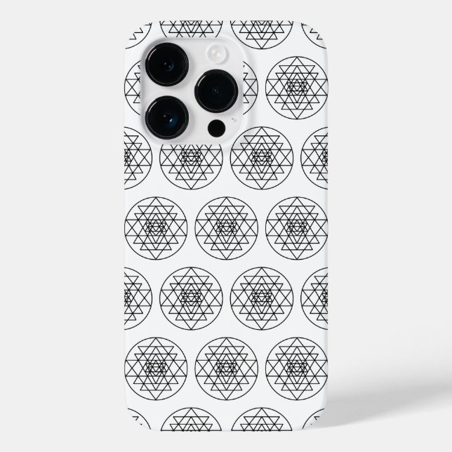 Sri Yantra Case-Mate iPhone Hülle (Rückseite)