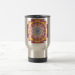 Sri Yantra Chakra Shiva Shakti Navayoni Göttin Reisebecher