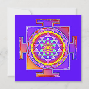 Sri Yantra - Hinduismus Symbol Design 1