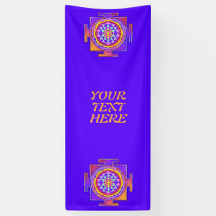 Sri Yantra - Hinduismus Symbol Design 1 Banner