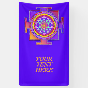 Sri Yantra - Hinduismus Symbol Design 1 Banner