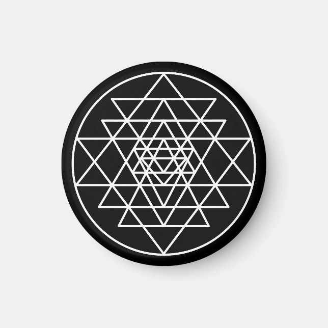 Sri Yantra Magnet (Vorne)