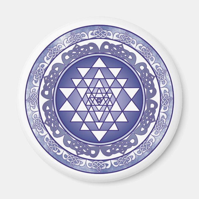 Sri Yantra Magnet (Vorne)