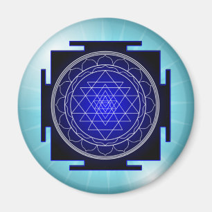 sri yantra Magnet